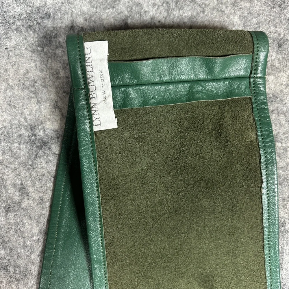 Vtg Dance Club Merit Sash‎ Green Pleather 46 Merit Badges Outdoors 90s